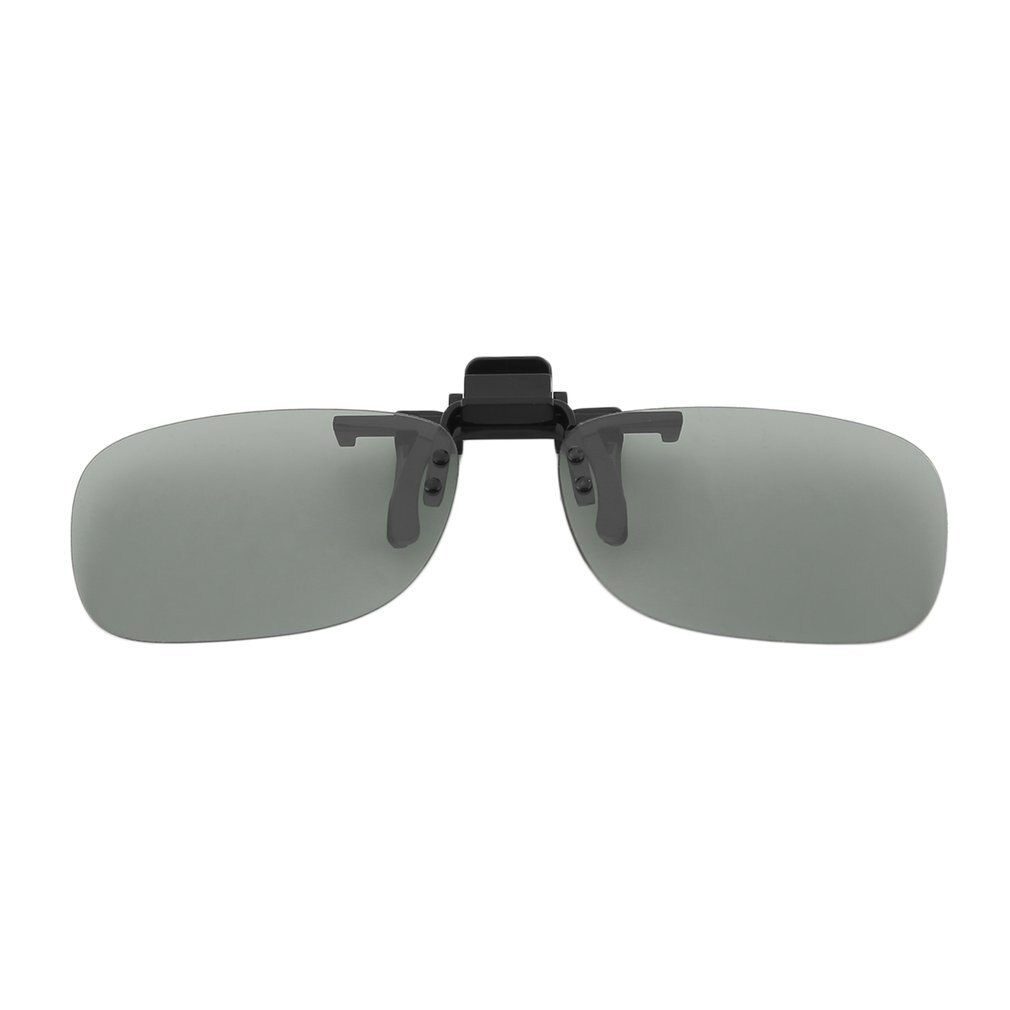 1 pièces pince sur Type passif circulaire polarisé 3D lunettes pince pour 3D TV film cinéma 3D léger lunettes seulement