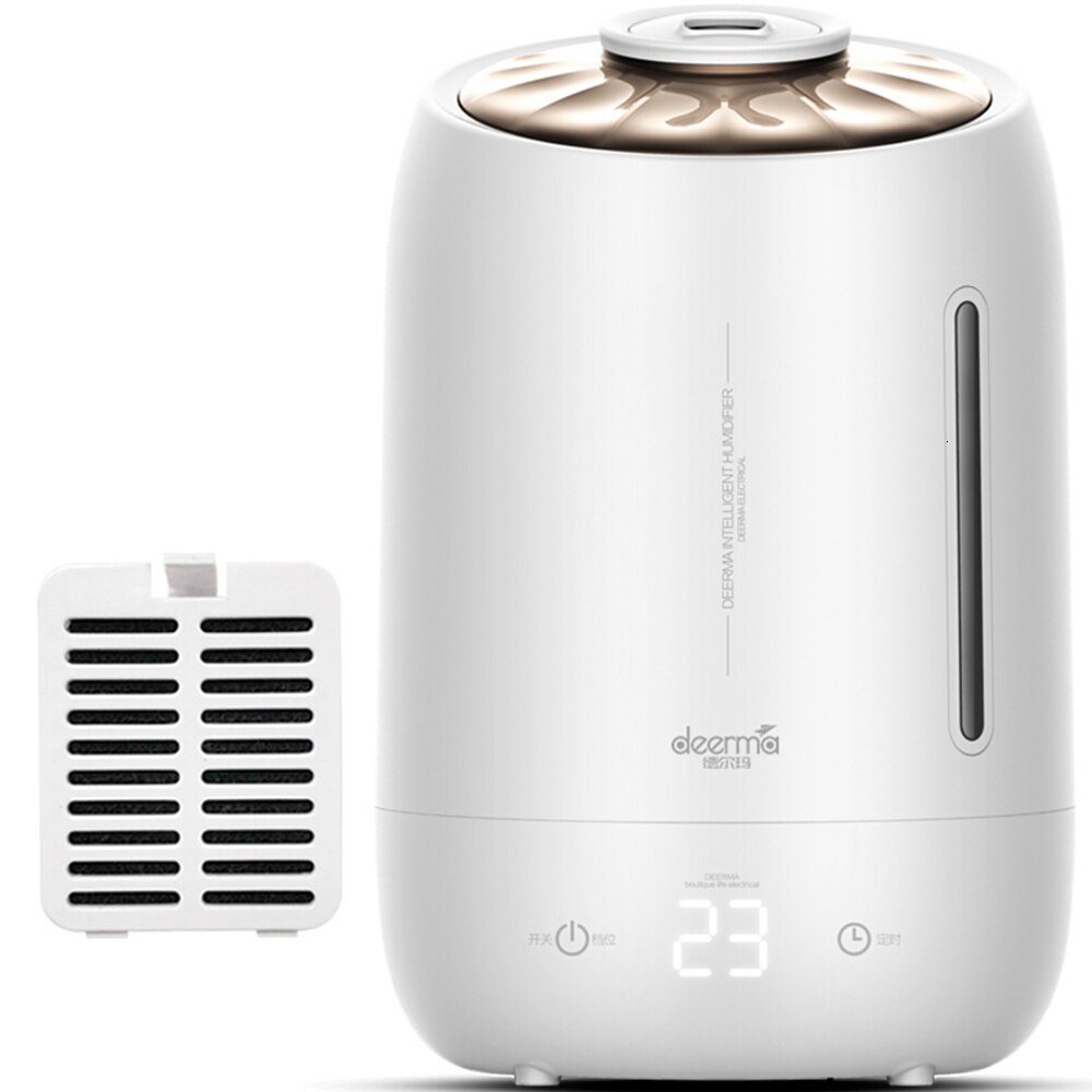 Xiaomi Deerma Household Air Humidifier Air Purifying Mist Maker Timing With Intelligent Touch Screen Adjustable Fog Quantity