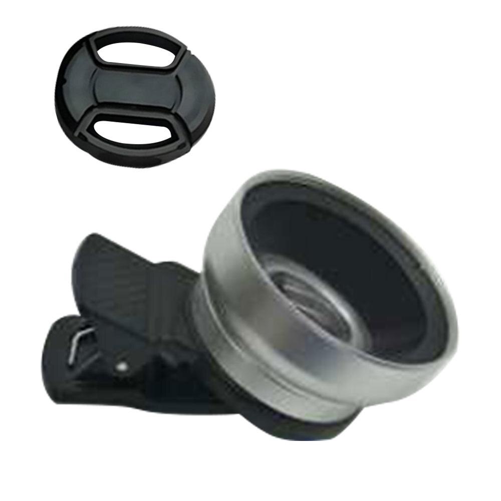 Phone Lens Kit 0.45x Super Wide Angle+12.5x Macro Lens HD Telephoto Lens for iPhone11 9 8 Redmi 7 Samsung Huawei P20 Mate: grey