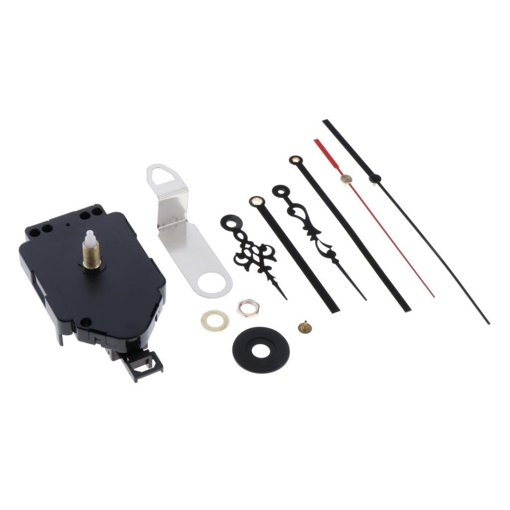 Long Pointers Quartz Wall Pendulum Clock Movement Mechanisms with Hands Battery Powered Clock Kit for DIY Clock Replacement