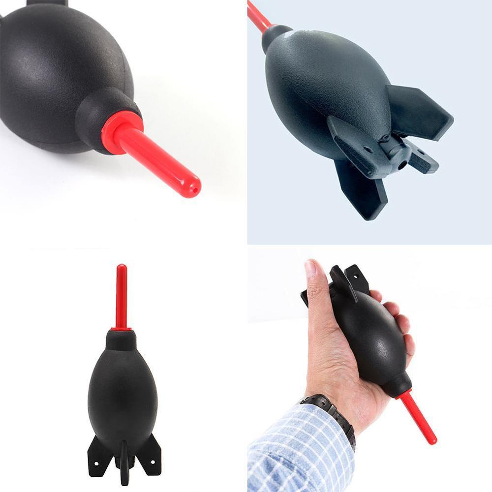 DSLR Camera Lens Rubber Air Dust Blower Pump Cleaner Rocket Duster Cleaning Tool