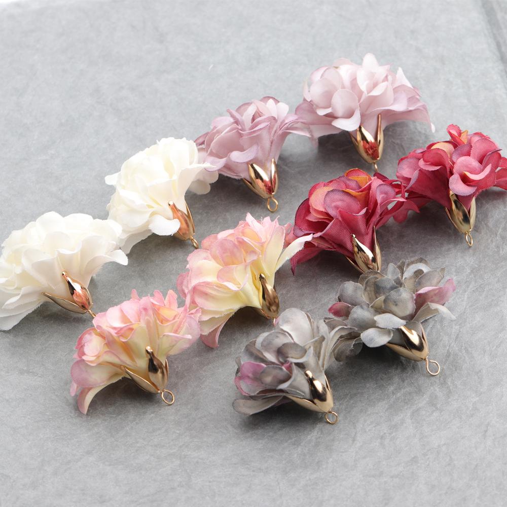 GUFEATHER F145,jewelry accessories,diy flower pendants,flower shape,charms,hand made,diy earring,jewelry making,10pcs/lot