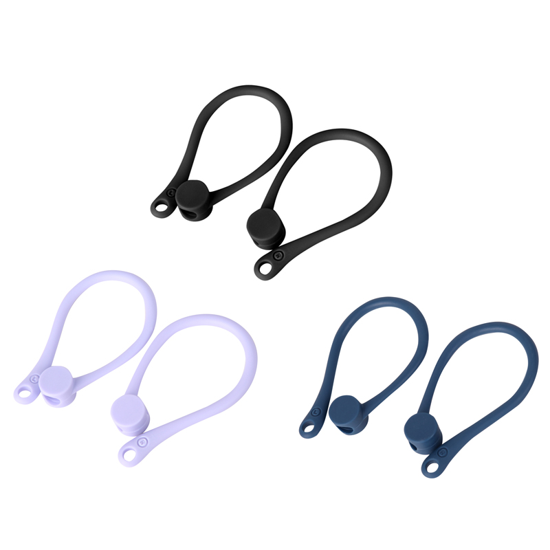 Mini ganchos de auriculares inalámbricos Bluetooth anticaída, soporte Protector de auriculares, gancho de oreja antipérdida deportivo para Airpods 1 2 Air Pods: M / Verde militar