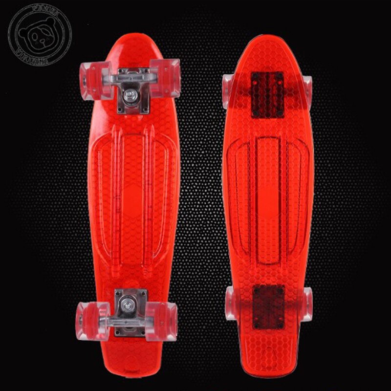 Mini Roller für Kinder Kunststoff Cruiser Skateboard Kleine Fisch Board Einzel Banana Skateboard Erwachsene Kinder Straße Skate Bord