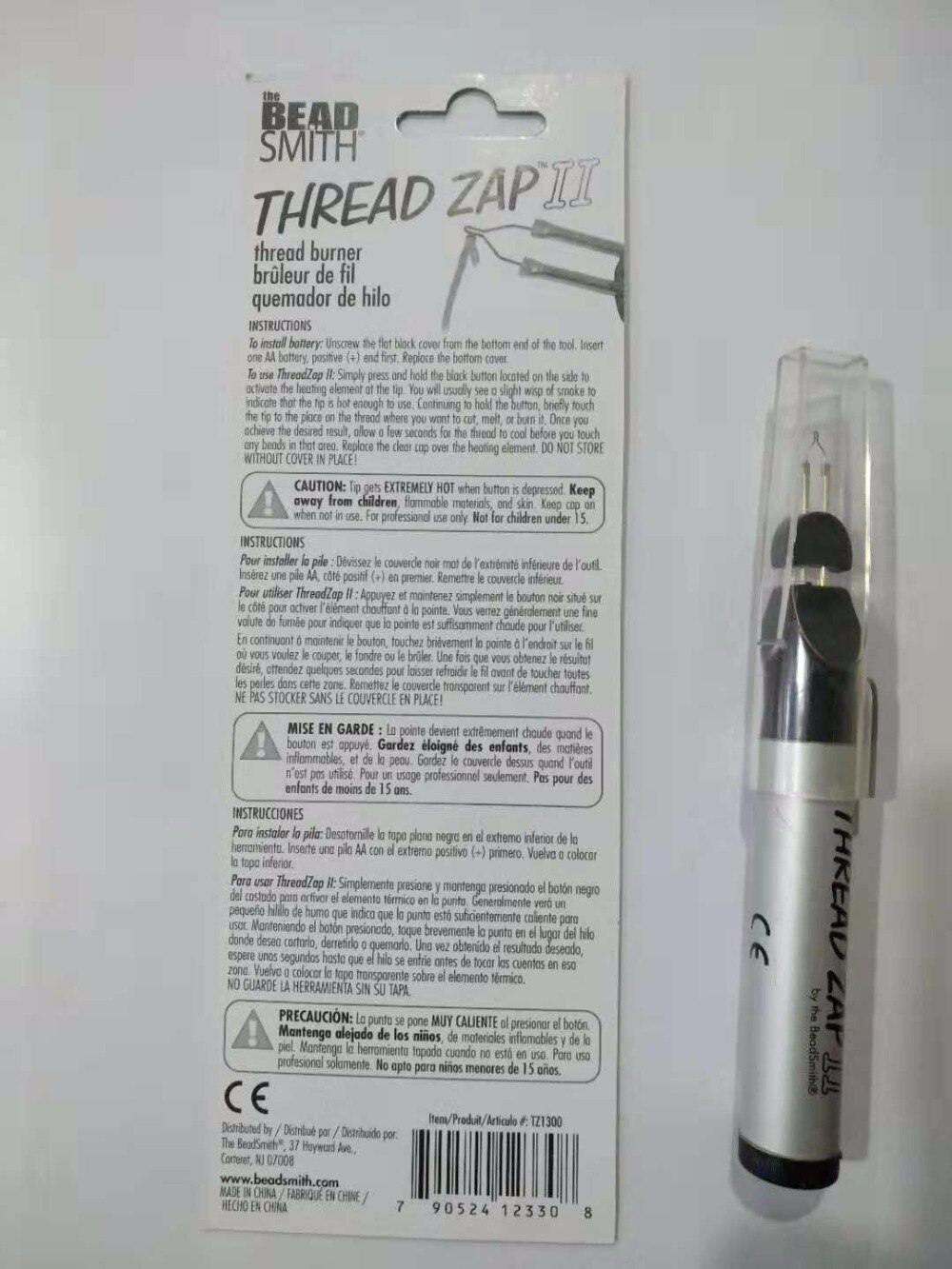 Bead Smith Thread Zap II 2 Welding Crayons Thread Burner for Jewelry Tools Welding Wax Pen