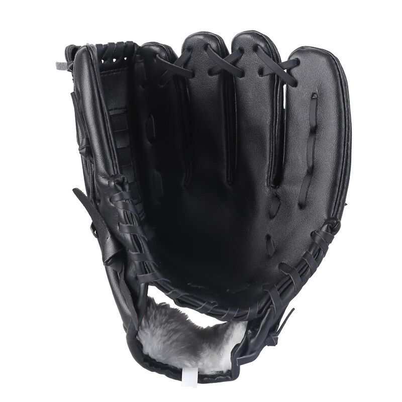 Sport all'aria aperta Guanto Da Baseball Softball Pratica Attrezzature Formato 10.5/11.5/12.5 della Mano Sinistra per Adulti Uomo Donna di Formazione: black  (10.5)