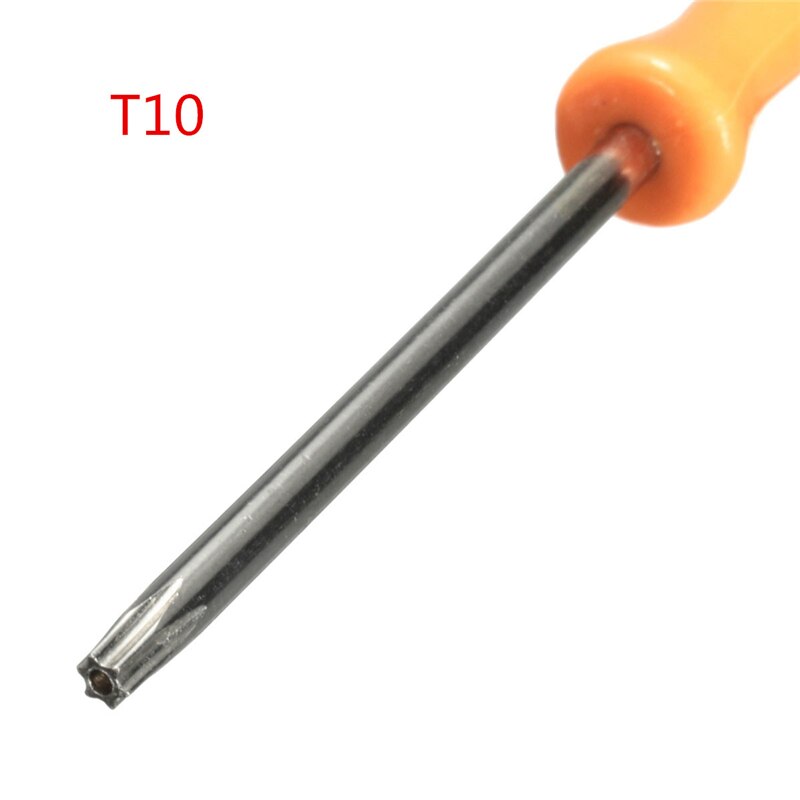Security Screwdriver for Xbox 360/ PS3/ PS4 Tamperproof Hole Repairing Opening Tool Screw Driver Torx T8 T10: T10