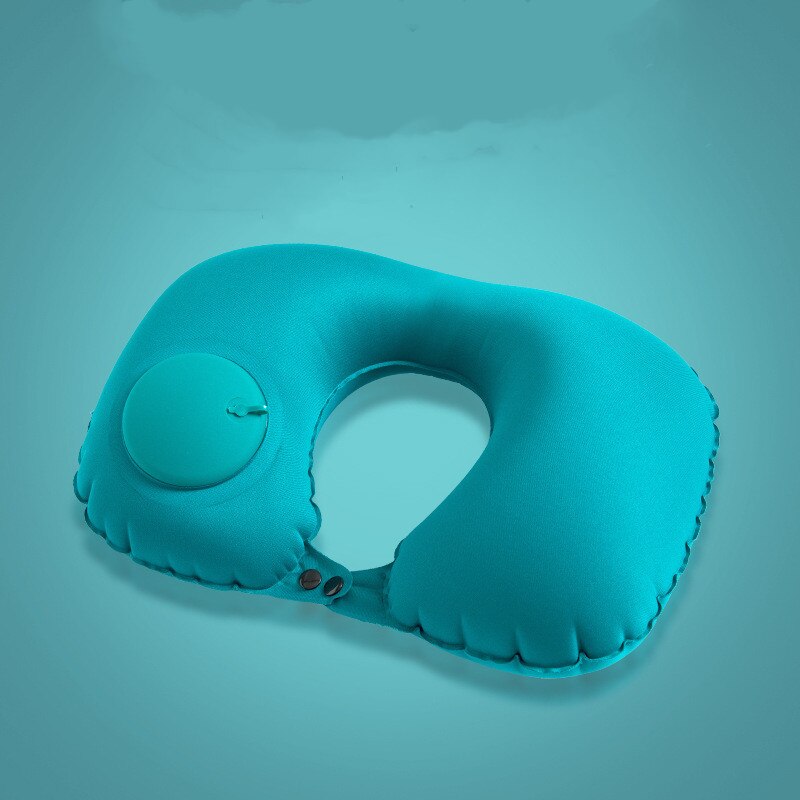 U-Shape Travel Pillow For Airplane Inflatable Neck Pillow Travel Accessories Comfortable Sleep Pillows