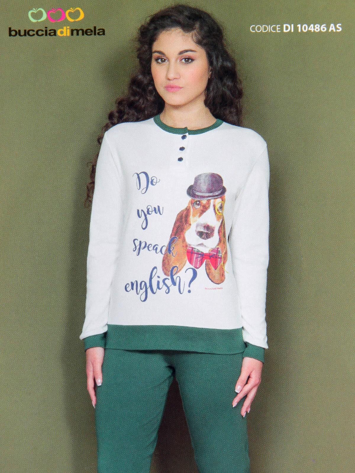 Pyjama devant imprimé fille