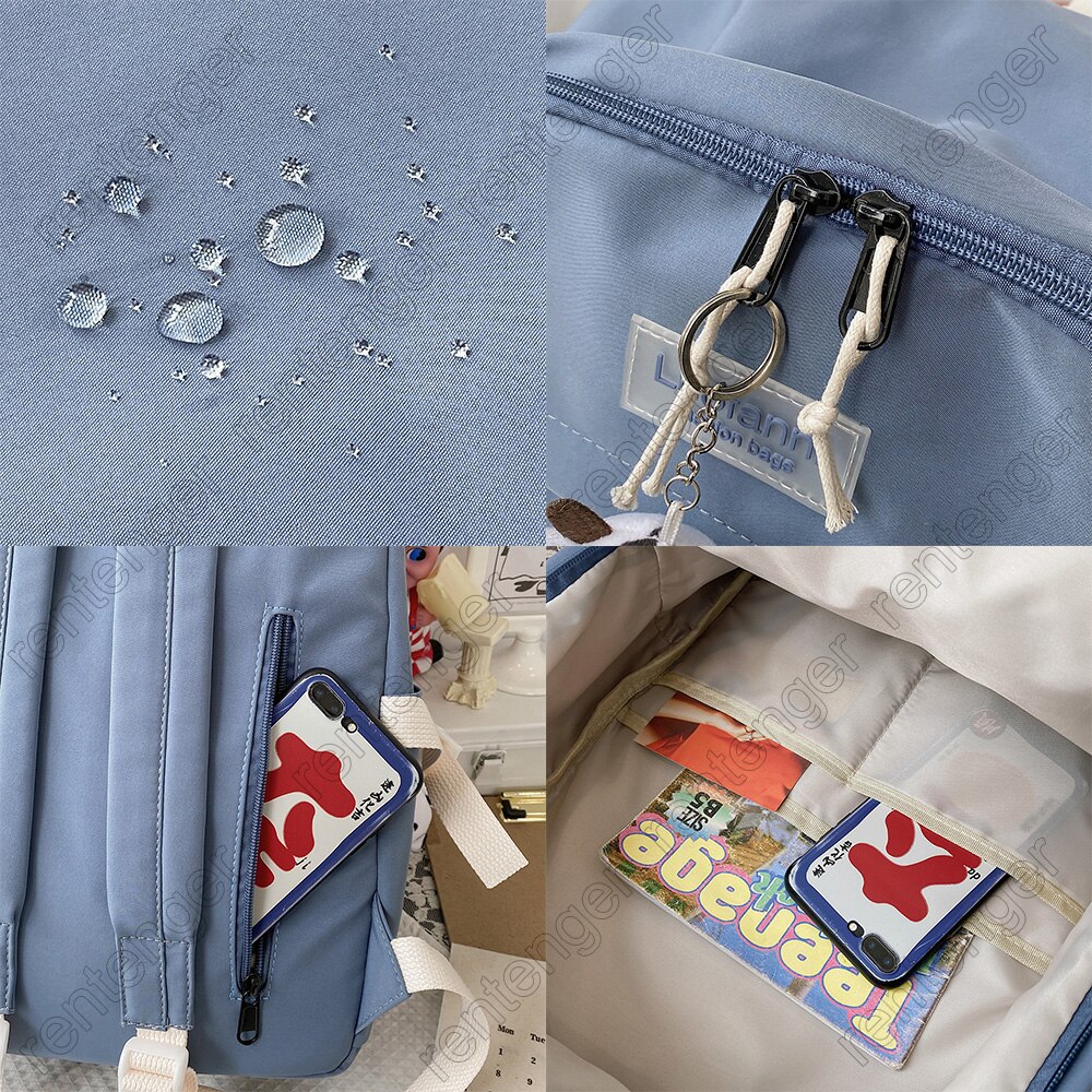 Vrouwelijke Mesh Harajuku Rugzak Student College Reizen Vrouwen Schooltas Kawaii Mode Boek Rugzak Leuke Meisje Laptop Tas Dame