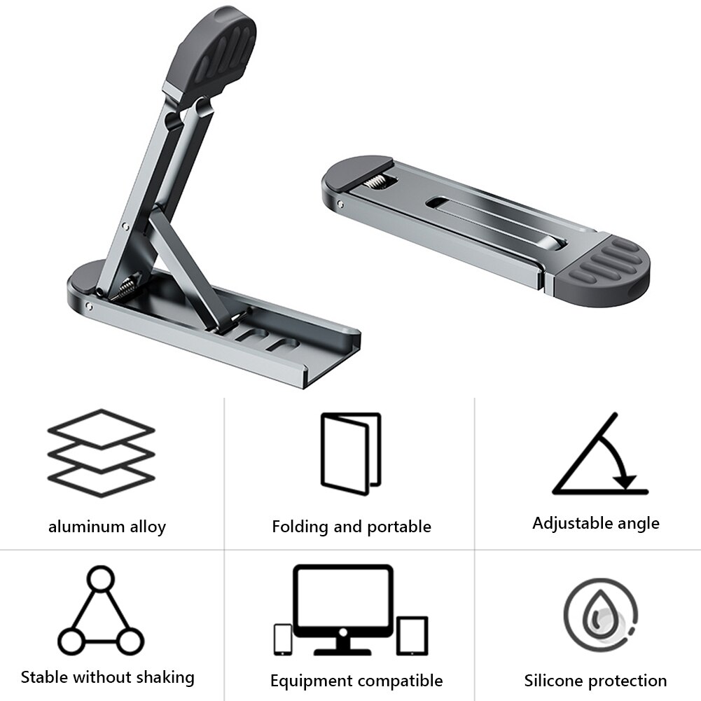 Draagbare Laptop Stand Voor 11.6-17 Inch Laptop Verstelbare Standaard Opvouwbare Onzichtbare Notebook Tablet Telefoon Beugel Cooling Pad Rack