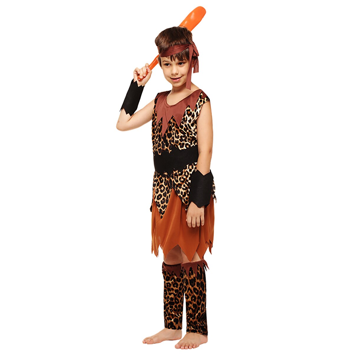 Western Halloween Party Kostuum Cosplay Indiase Kinderen Schouder Savages Stage Performance Rekwisieten Kostuum Maskerade Kostuums