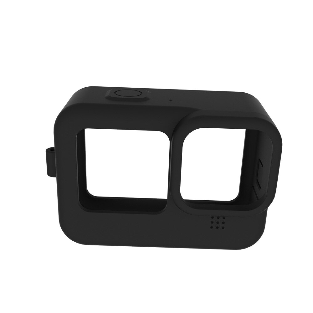 Per gopro hero 9 10 accessori neri custodia protettiva custodia morbida in gomma custodia protettiva in Silicone per go pro 9 10 nuovo accessorio