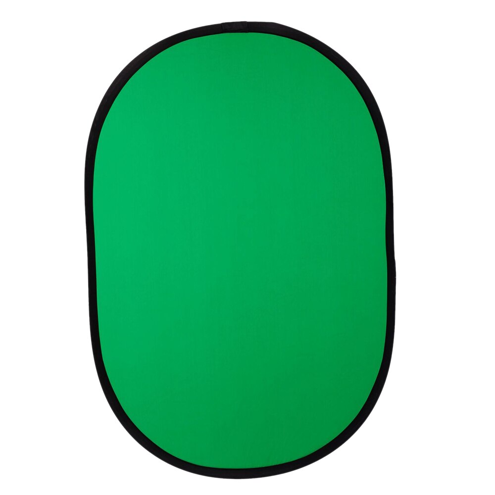 Top Deals 100cmX150cm Inklapbare Nylon Ovale Reflector 2 In 1 Blauw + Groene Achtergrond Board Vouwen Achtergronden