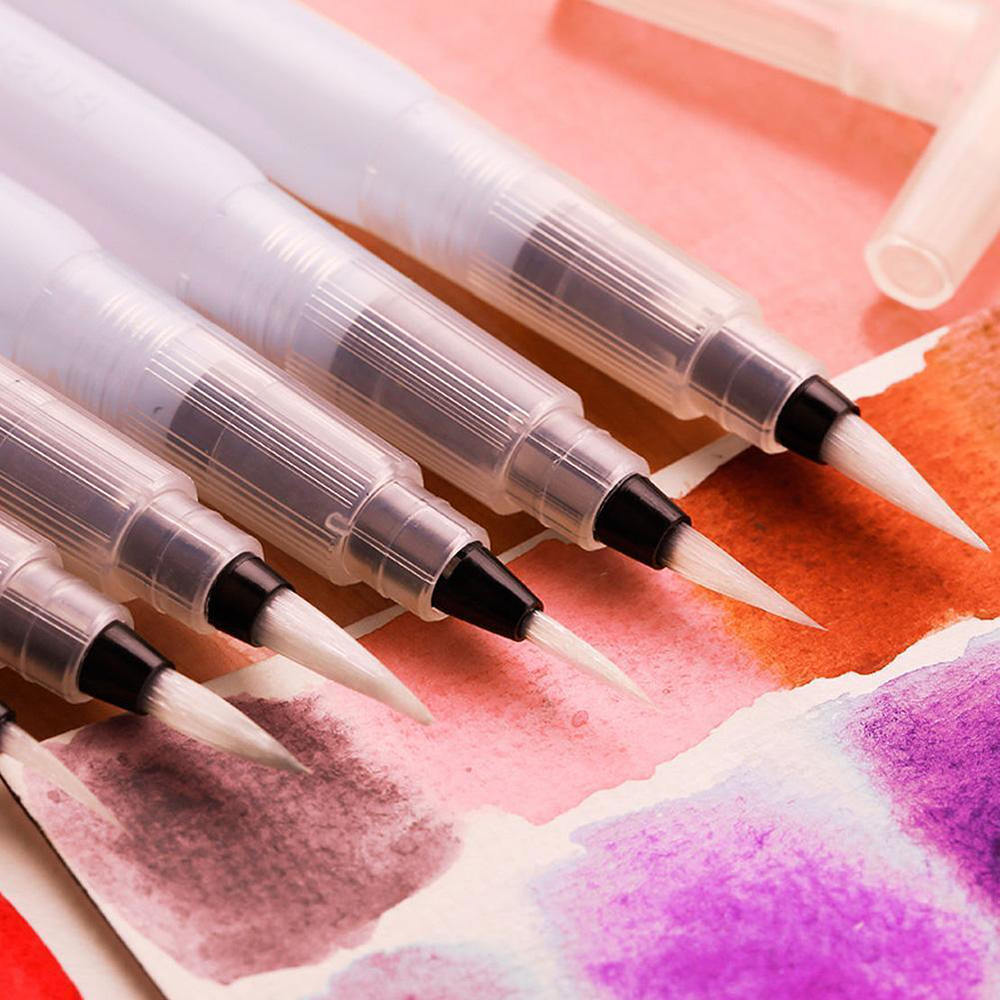 Good Ink Pen Pilot Water Brush Watercolor Calligraphy Painting Paint By Number Pens Brushes Arts Crafts