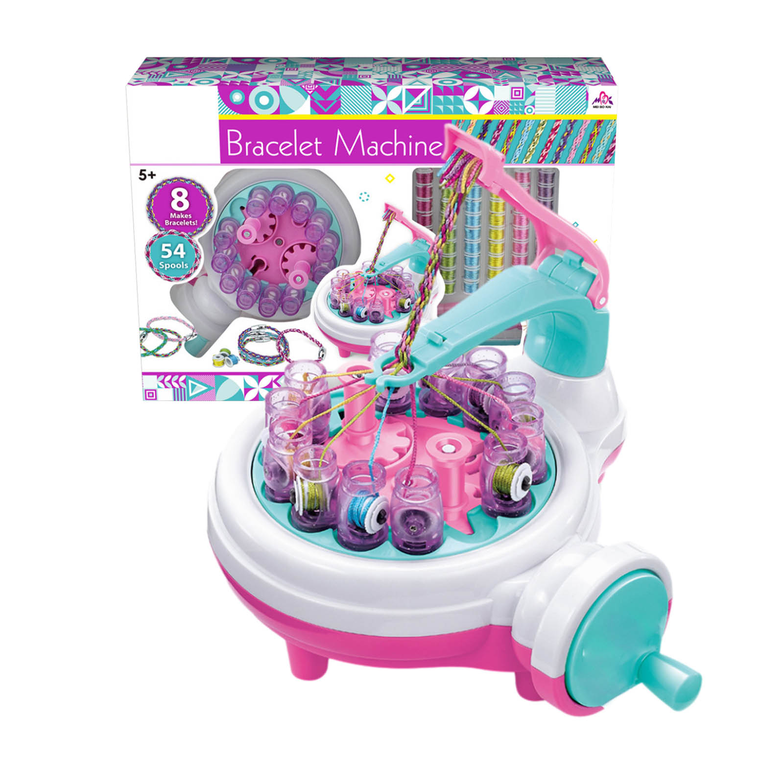 Hand-Operated Knitting Mill Machine Sewing Tool For DIY Bracelet Weave Spool Knitter Embellish Knitting Tool Device Toy