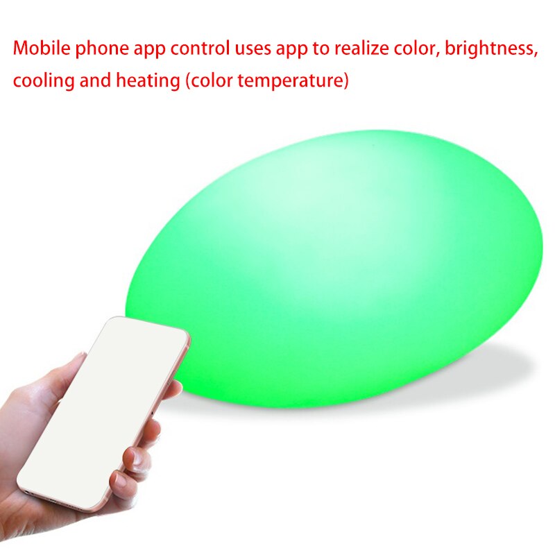 Lampe de chevet intelligente Compatible avec Alexa WiFi lampe de veilleuse contrôlée par la voix/APP pour la maison/chambre