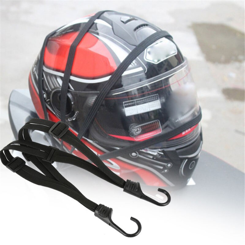 60cm Motorcycle Elastic Rope Strap Retractable Motorcycle Helmet Luggage Elastic Rope Strap Motorcycle Straps Accessories