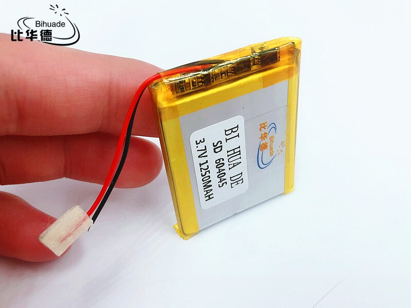 li-po Size 604045 3.7V 1250 mah Lithium polymer Battery With Protection Board For GPS Tablet PC Digital Products