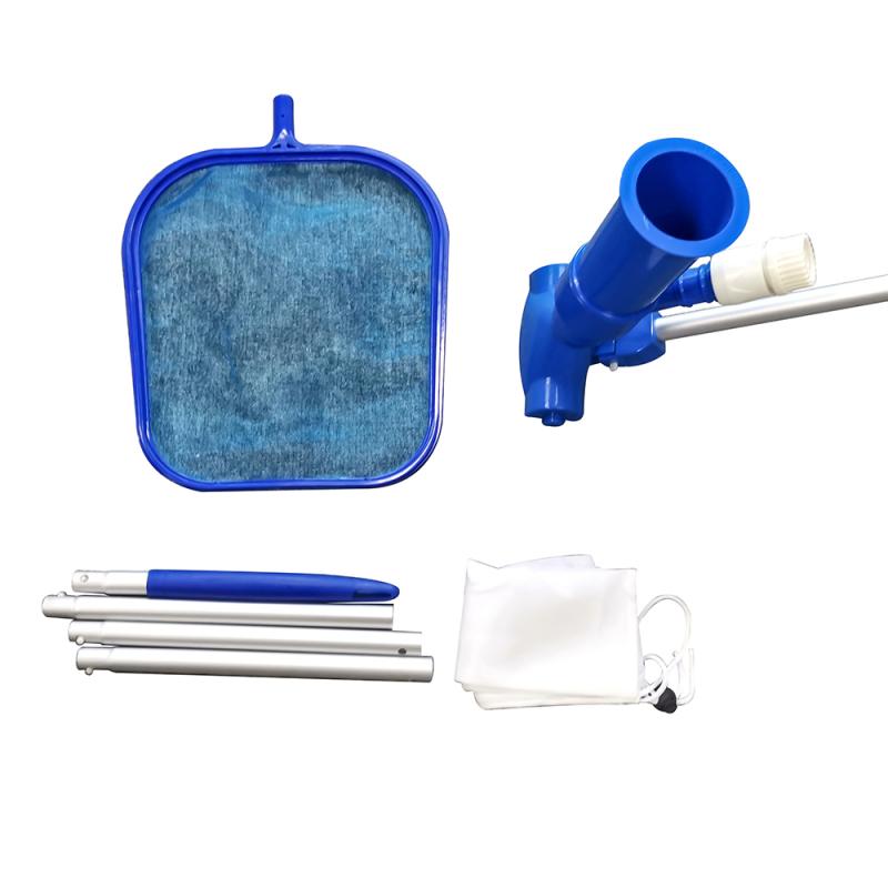 Pool Spa Pond Mini Jet Vac Vacuum Cleaner W/ Brush Bag And 4' Pole For Cleaning A Spa Pond Fountain Above-ground Spasher Pools