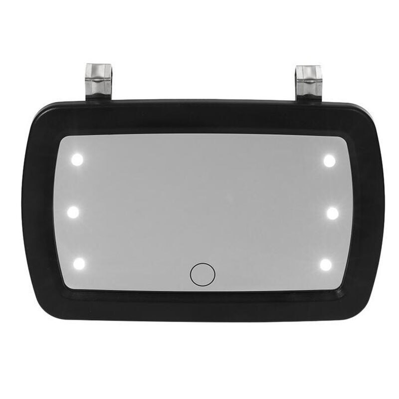 Espejo para visera grande Universal para maquillaje de coche, sombra solar, cosmético, tocador, suministros para coche, novedad