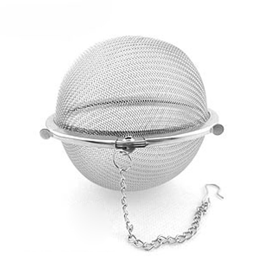 1PC Stainless Steel Tea Infuser Sphere Locking Spice Tea Ball Strainer Mesh Infuser Tea Filter Strainers Kitchen Tools