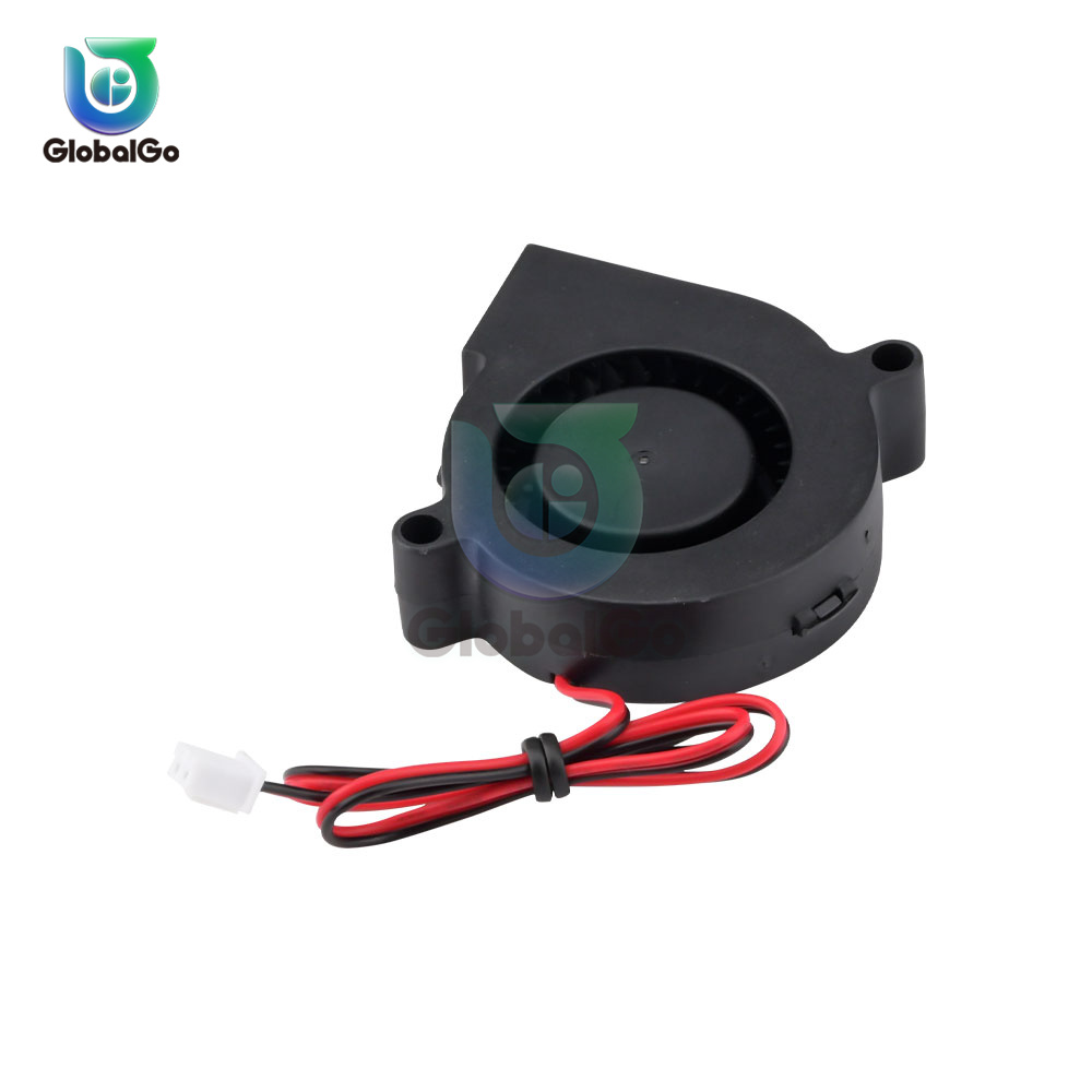 Ventilateur Turbo de refroidissement sans balais 5V/12V/24V, pièces d'imprimante 3D, 2 broches pour extrudeuse, ventilateur de Turbine de refroidissement cc, 5015