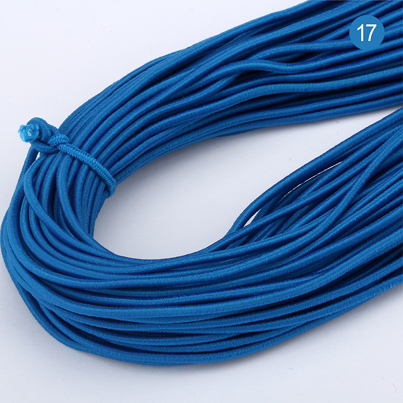 5M 2mm Eco-Friendly Round Rubber Elastic Cord Stretch Elastic Bands Rope Jewelry Bracelets Making Garment Tag DIY Craft: 23