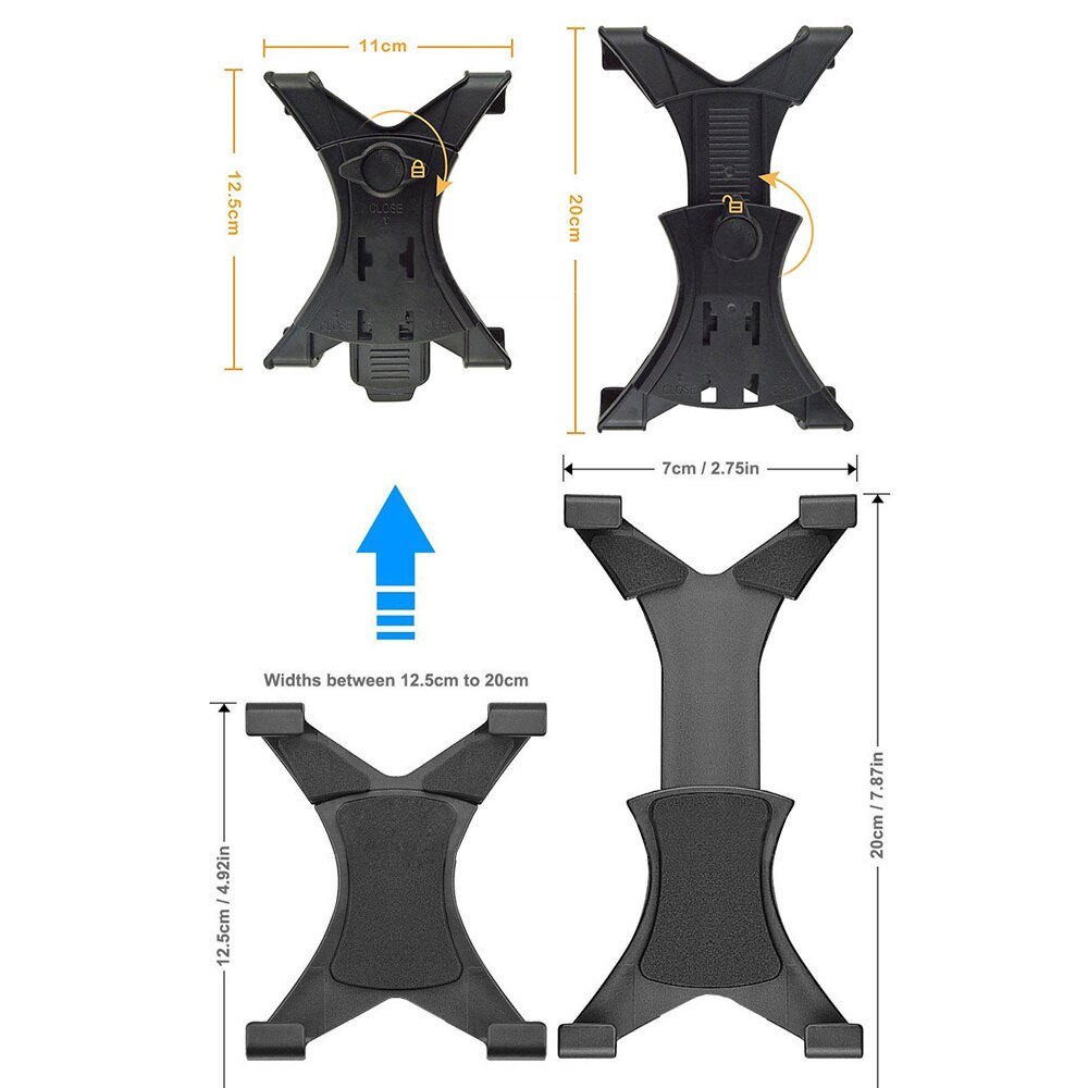 Auto CD Slot Titolari Tablet Tab Monti Espositori e Alzate Per iPad Air Mini (2019) per iPad 9.7 Pro 11 Per iPad Mini 5 4 3 2 Lenovo Tab 2 A10