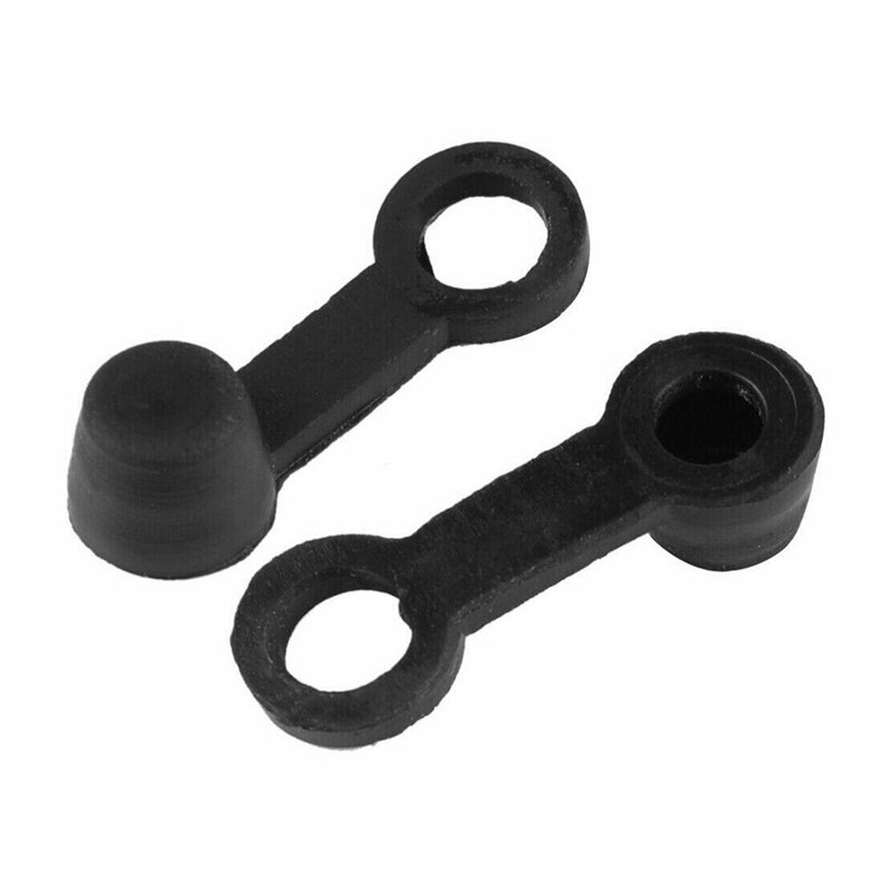 40X Brake Bleeder Screw Caps Grease Zerk for Frosting Cap Dust Cover Black
