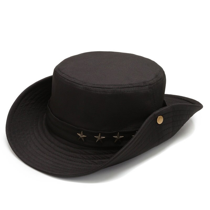 Gorro de pescador con visera ancha para hombre y mujer, sombrilla de ala ancha, impermeable, portátil, para exteriores, para la cabeza, correa para barbilla ajustable, para Golf y senderismo