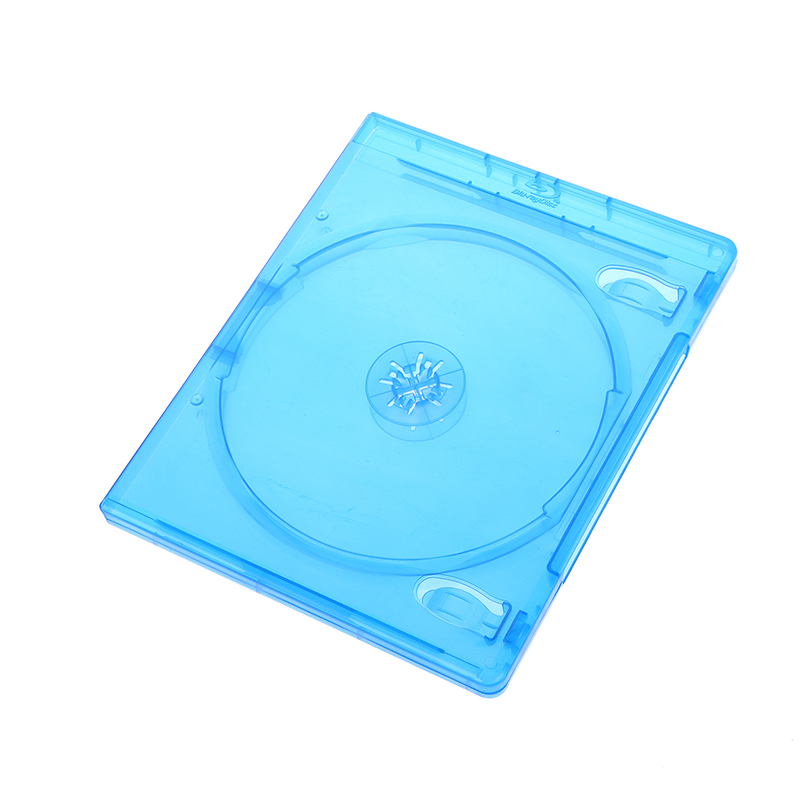 1pc plástico único/duplo/3/4 peças discos cd jogo caso capa engrossado cd dvd disco caixa de armazenamento protetora organizador
