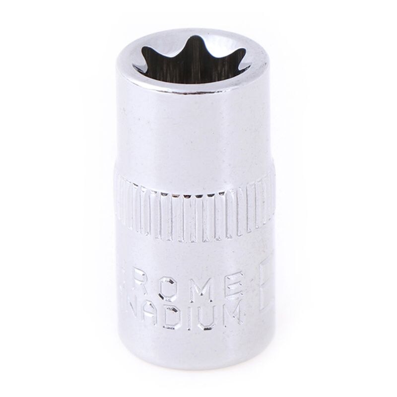 5PC 1/4 Inch Torx Star Bit Female Socket Set E4,E5, E6,E7, E8 Star Socket Set K4UA
