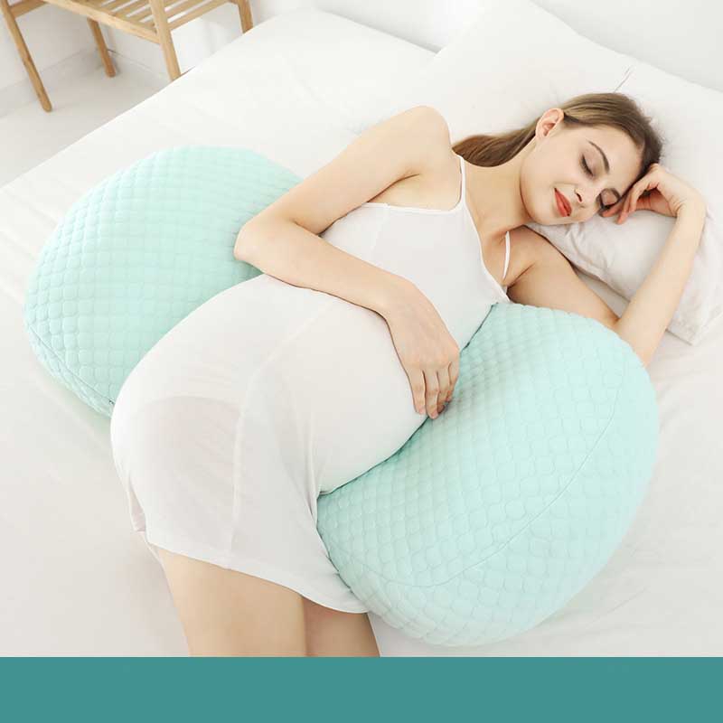 Multi-funktion Schwangere Frauen Bauch Pads Bauch Unterstützung Seite Schwellen Kissen Schützen Childing Kissen: Grün 1