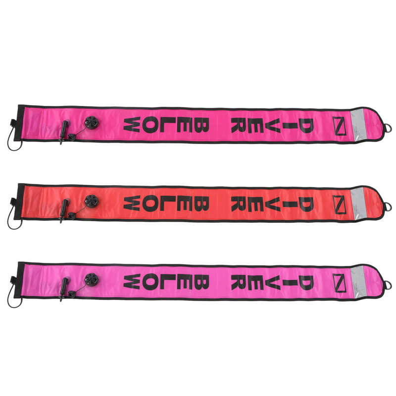 Diving Inflatable Safety Tube Reinforced Surface Marker Buoy for Diving