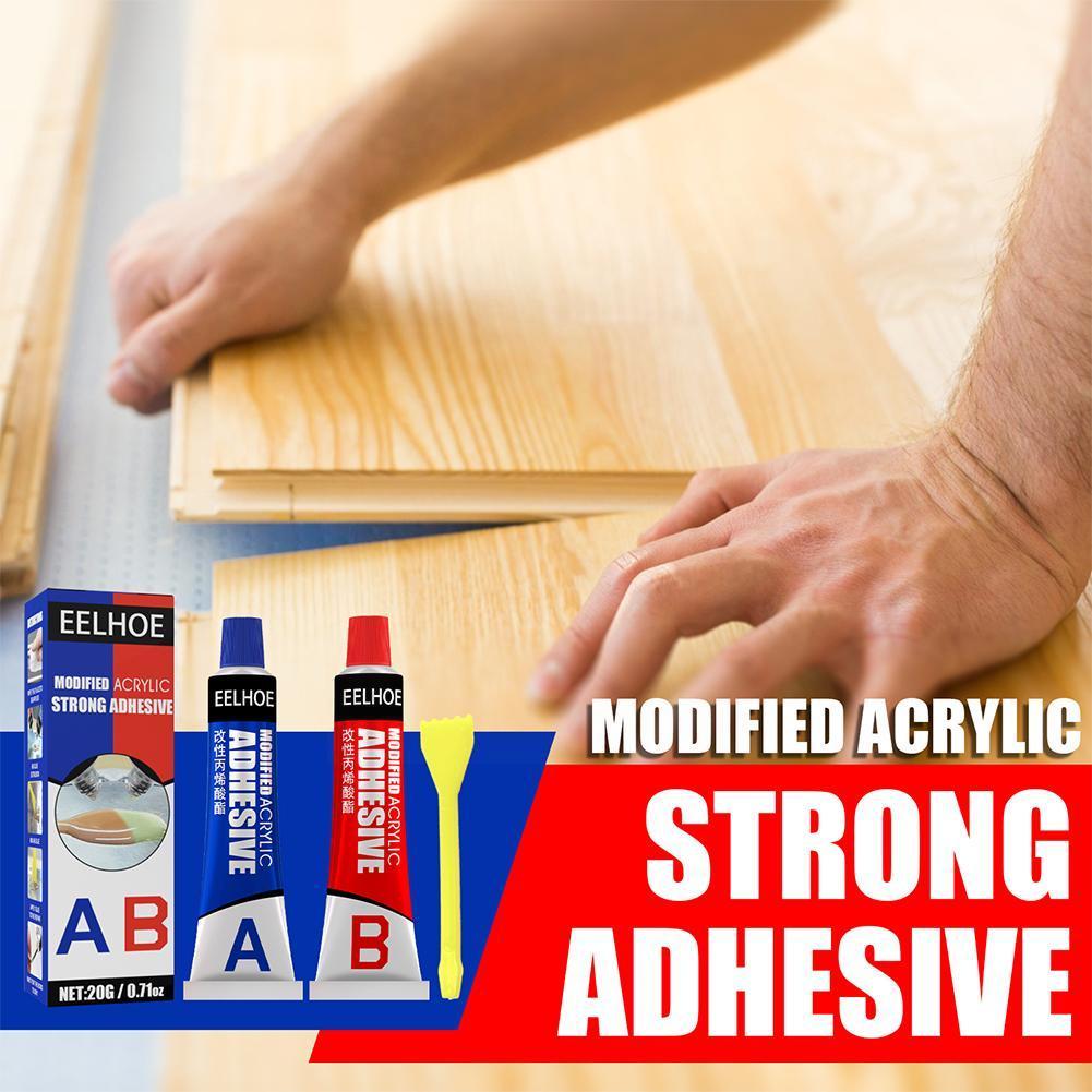 20g Ab Metal Repairing Adhesive Super Glue Iron Steel Special Auto Glue Plugging Welding Leakage Water Radiator T0t4