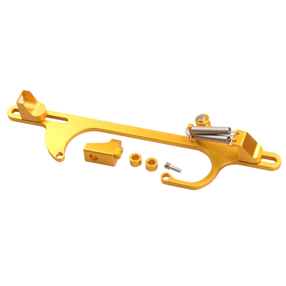 Adjustable Spring Replacement Part Air Intake Engine Throttle Cable Bracket Aluminum Alloy Solid Car Accessories