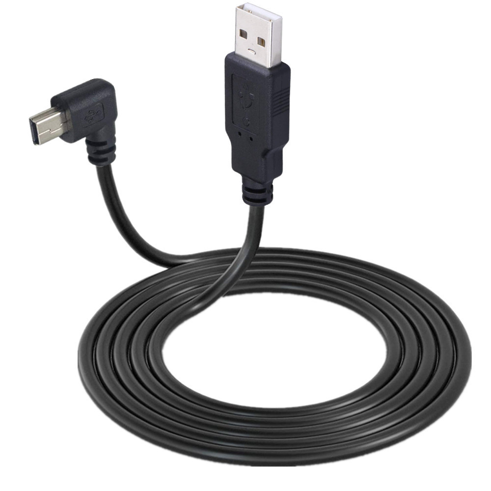 Mini Usb Up Down Links Haaks 90 Graden Usb 2.0 Naar Mini Usb 5pin Kabel Voor Camera MP4 Tablet 0.25M 0.5M 1.5M