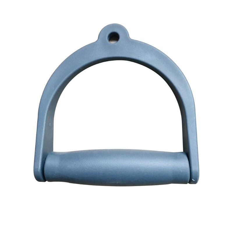 Durable Wide Resistant Pull Rope Handle Grip Heavy Duty Fitness D-Handle E56D: Gray