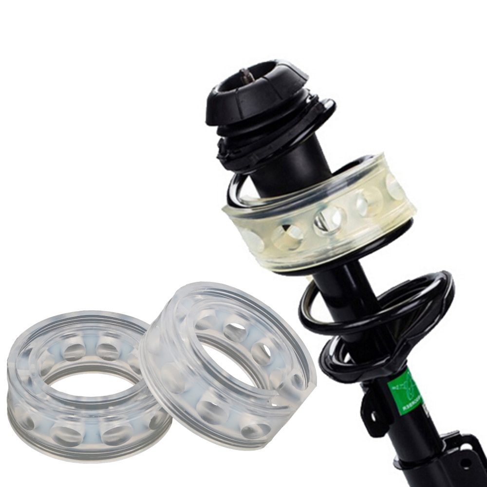 LEEPEE primavera potencia de parachoques Auto-Amortiguadores Auto amortiguadores Universal muelles parachoques amortiguador 2 piezas amortiguador de coche