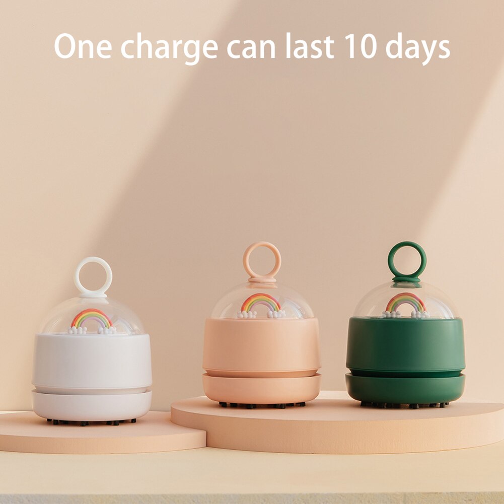 Desktop Vacuum Cleaner Handheld Rechargeable Small Dust Crumbs Suction Cleaning Mini Vacuum Cleaner Household Cleaning Tools