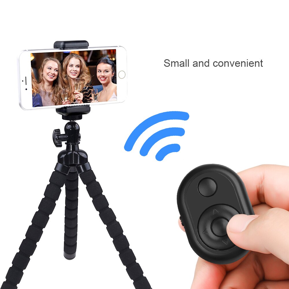 Bluetooth Remote Shutter Controller Knop Zelfontspanner voor Camera Draadloze Stok Ontspanknop Telefoon Selfie Stick voor Telefoon