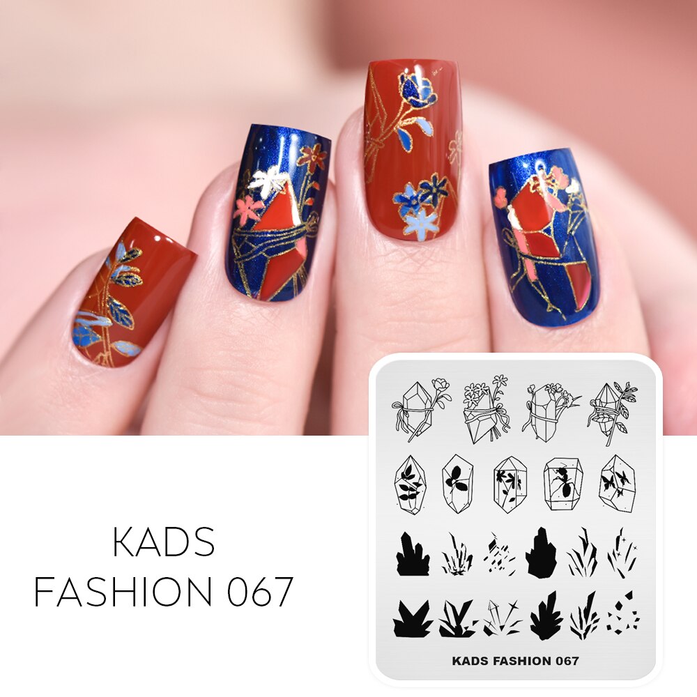 Nail Art timbre plaque fleur feuilles léopard impression Image ongles estampage modèle ongle bricolage pochoir plaque pour Nail Art