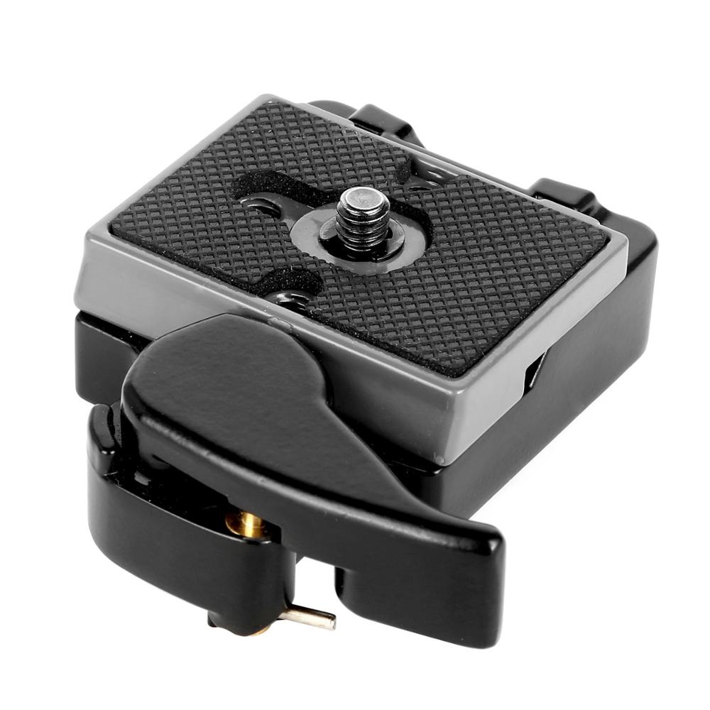 323 RC2 Quick Release Clamp Adapter For Camera Tripod with Manfrotto 200PL-14 Compat Plate BS88 HB88 Stabilizer Plate
