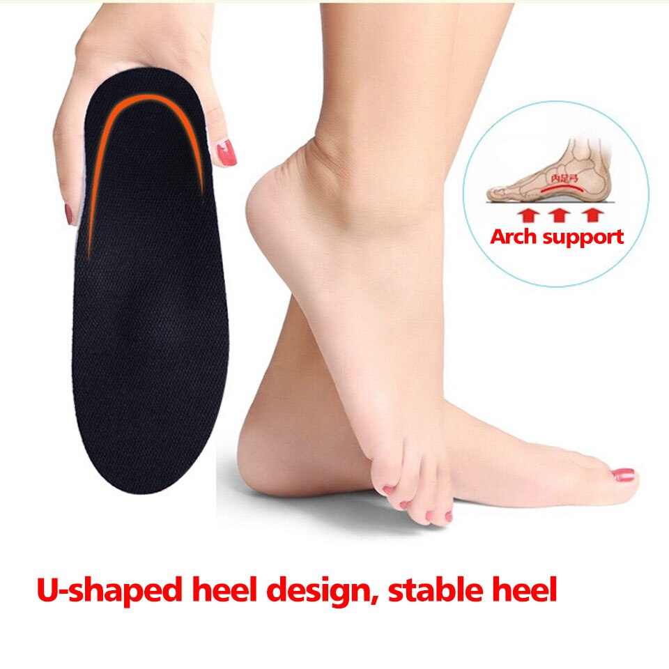 VAIPCOW-plantillas ortopédicas 3D para hombre y mujer, plantilla ortopédica para el dolor de pies planos, Unisex