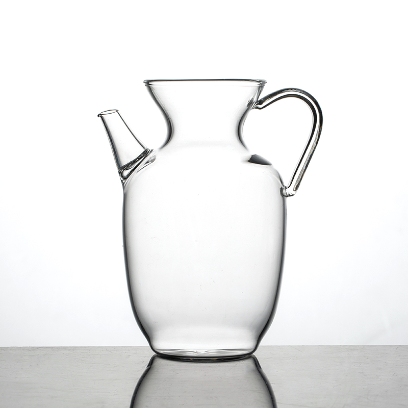 WIZAMONY-TETERA de té verde de vidrio, resistente a altas temperaturas, maceta de estilo japonés, soporte, trompeta, Song pot, taza de feria