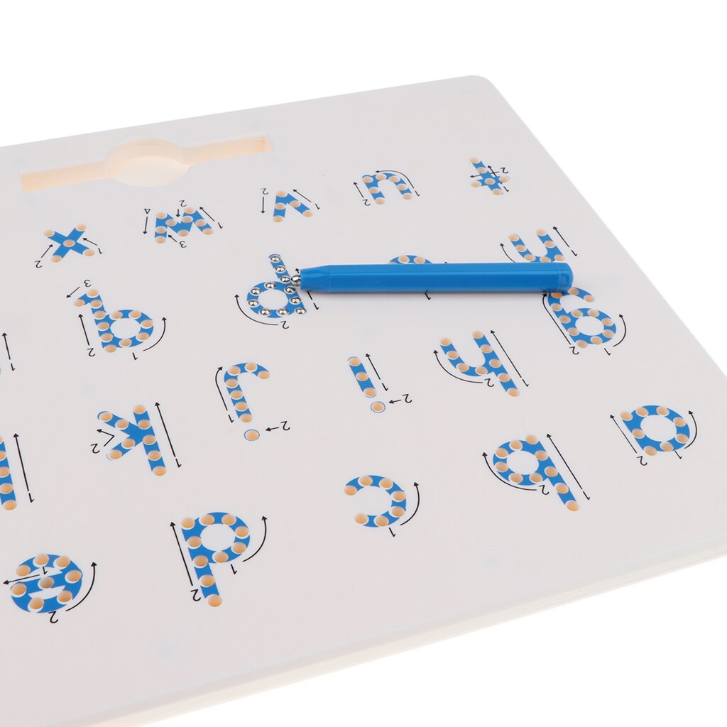 Magnetischen Reißbrett freundlicher Gekritzel Zeichnung Pad Tablette Spielzeug Klein Alphabet knapp Pädagogisches Schreiben Skizzieren