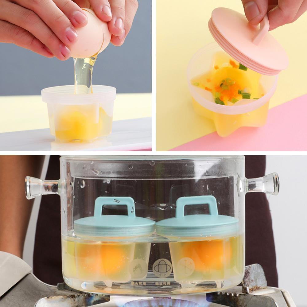 Härliga kokta ägg mögel söt form ägg mögel livsmedelskvalitet pannägg kokägg  z8 p 7