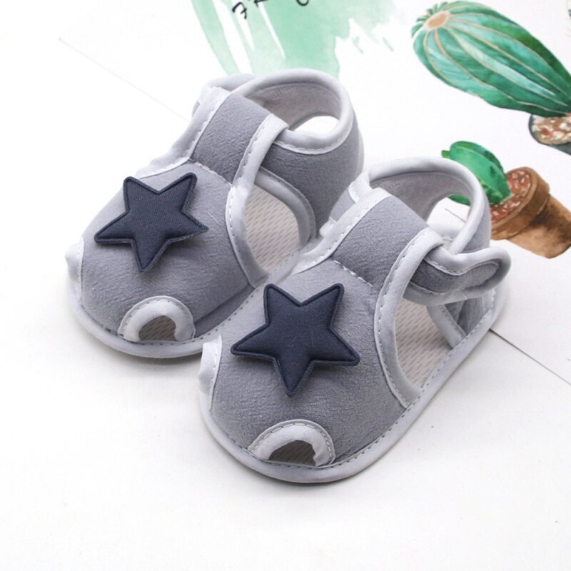 Summer Canvas Baby Shoes Infant Girl Hollow Plaid Soft-Soled Princess crib shoes Star heart floral insert prewalkers02: Beige / 13-18 Months