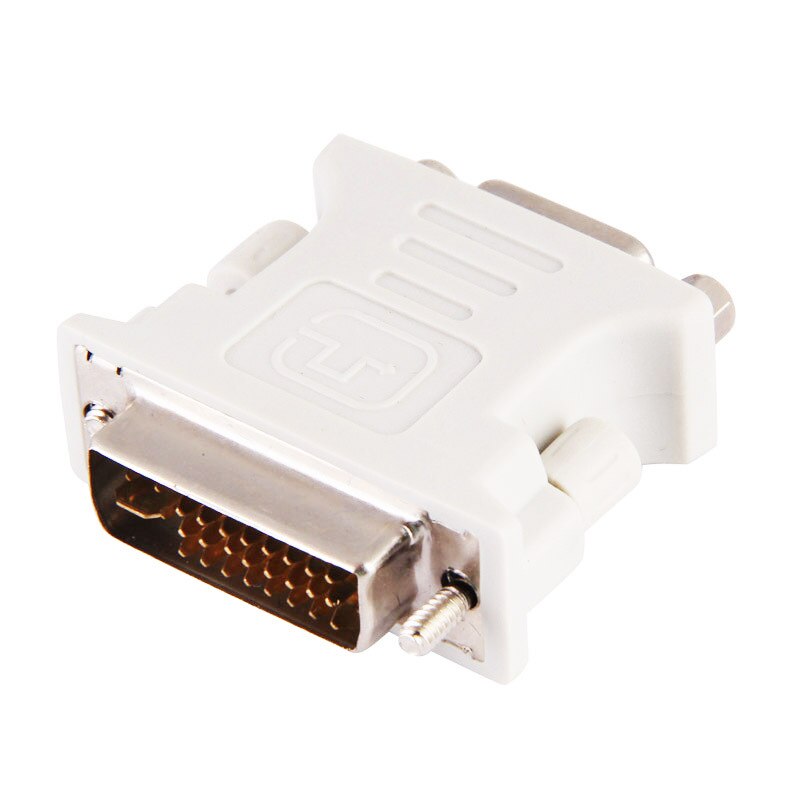 Felkin DVI to VGA Adapter Converter DVI 24+5 Pin Male to VGA Female 1080P Video Converter for HDTV Monitor Computer PC Laptop